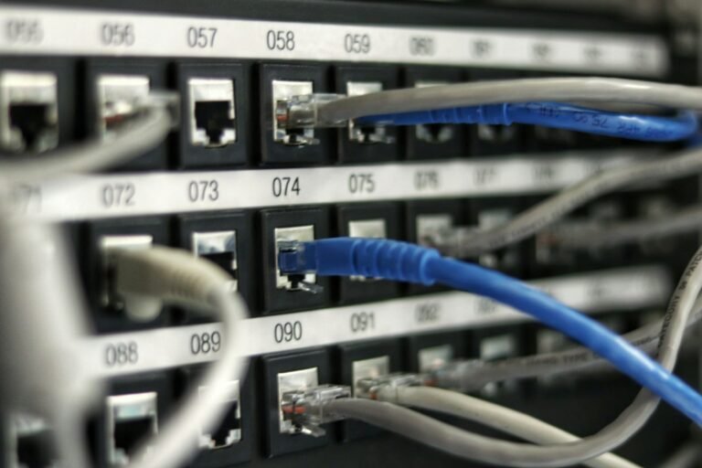 Network switch and patch cables